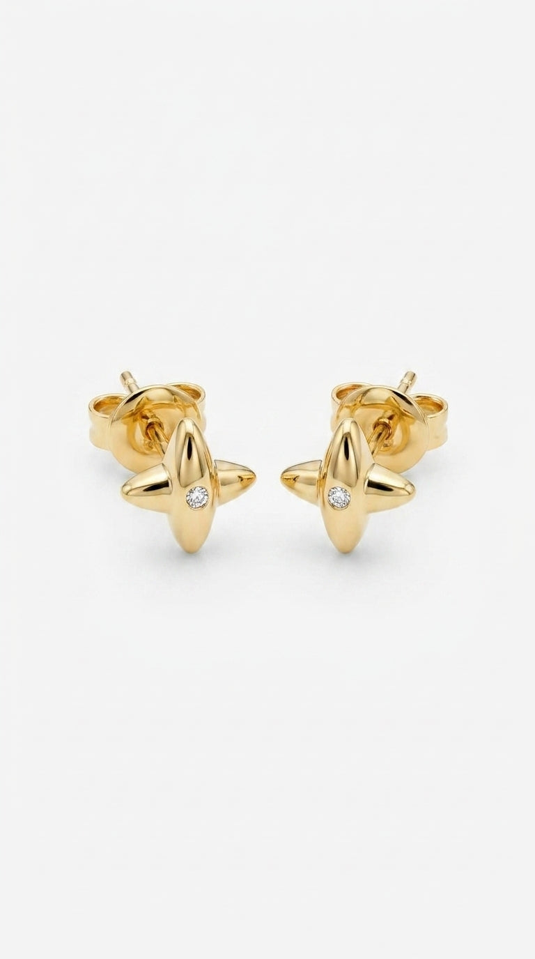 Celestial Nova Stud Earrings