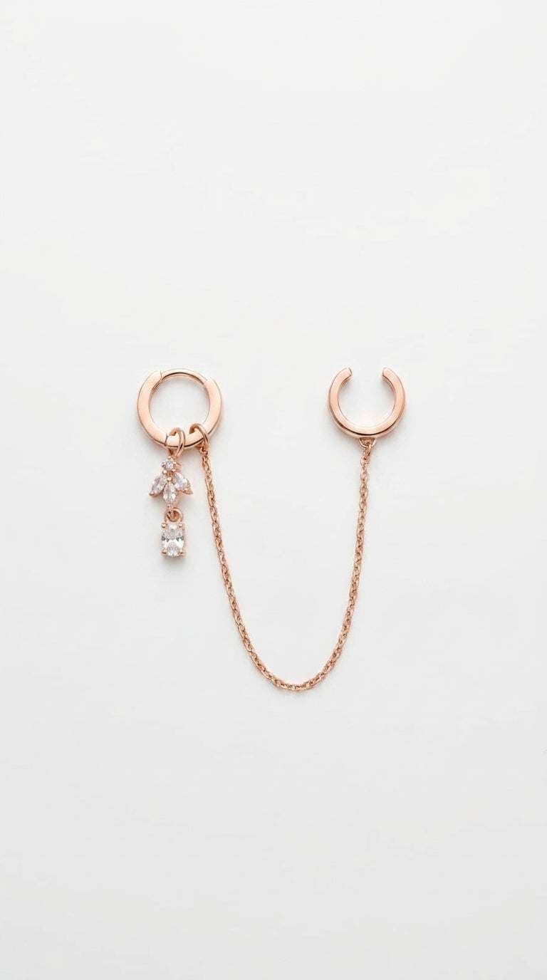 Lyra Cascade Chain Cuff
