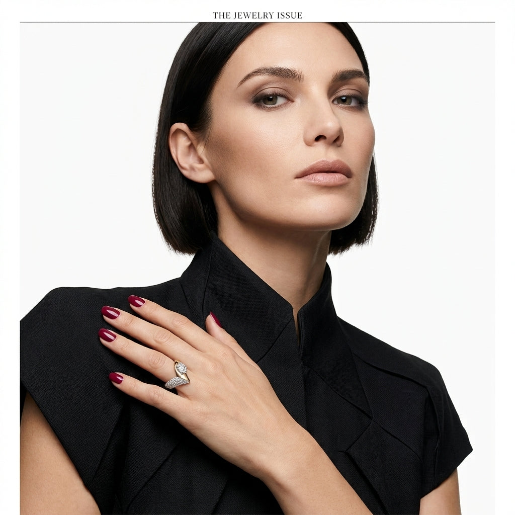 The Asymmetric Chevron Ring