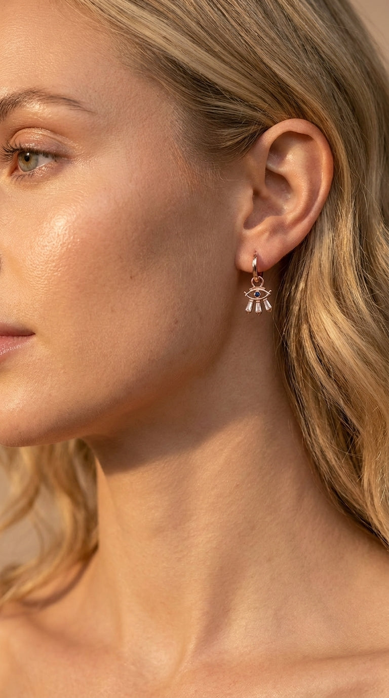 Mystic Vision Huggie Earrings