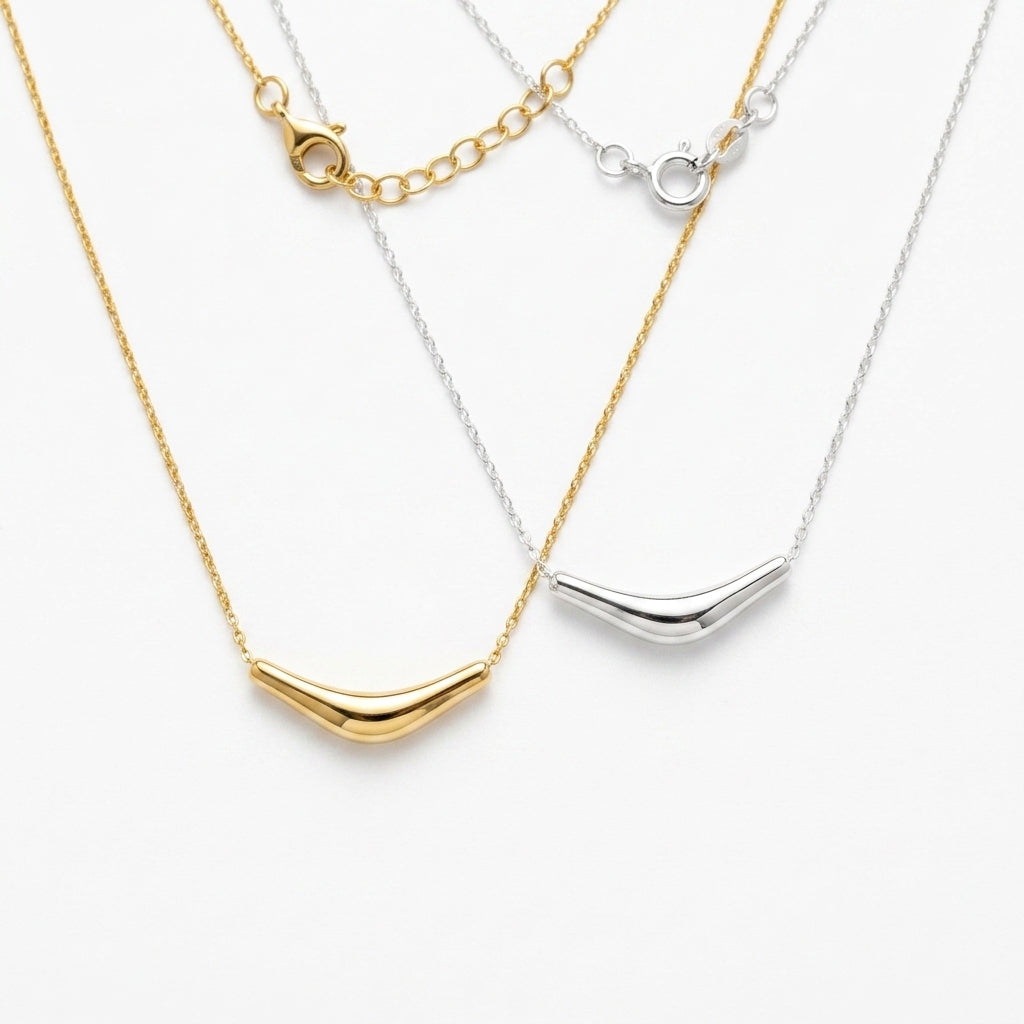 The Sculpted Arc Necklace