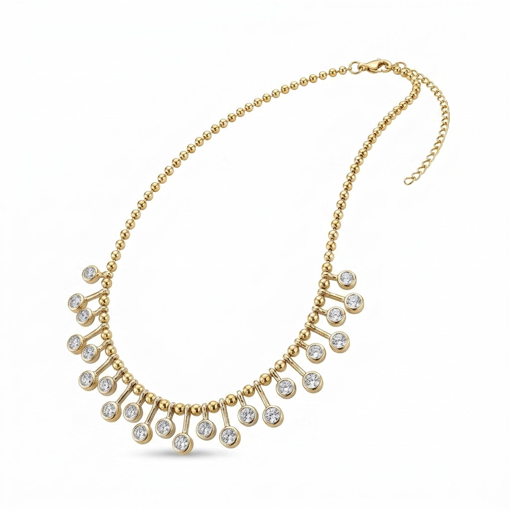 The Fringe Beaded Necklace