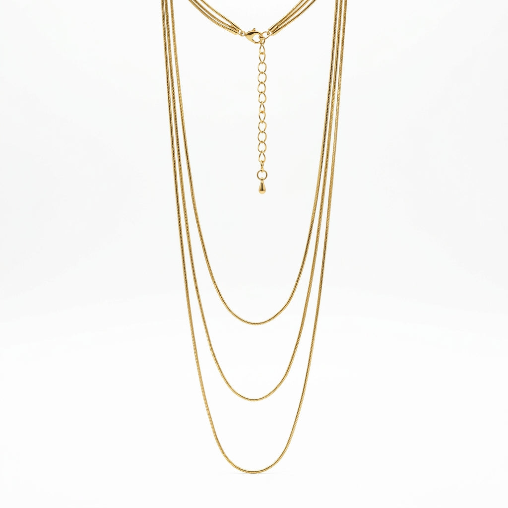 The Liquid Gold Tiered Necklace