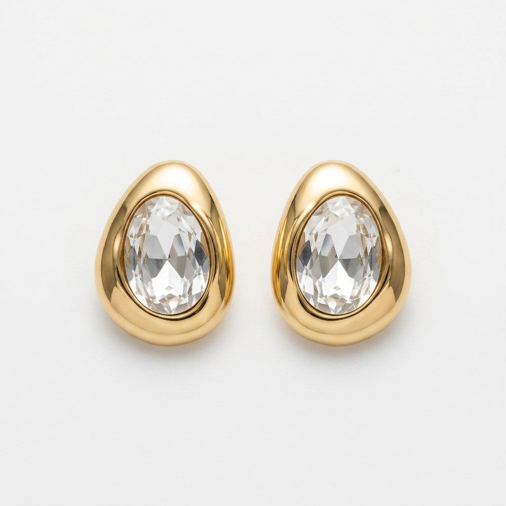 Organic Gold Studs
