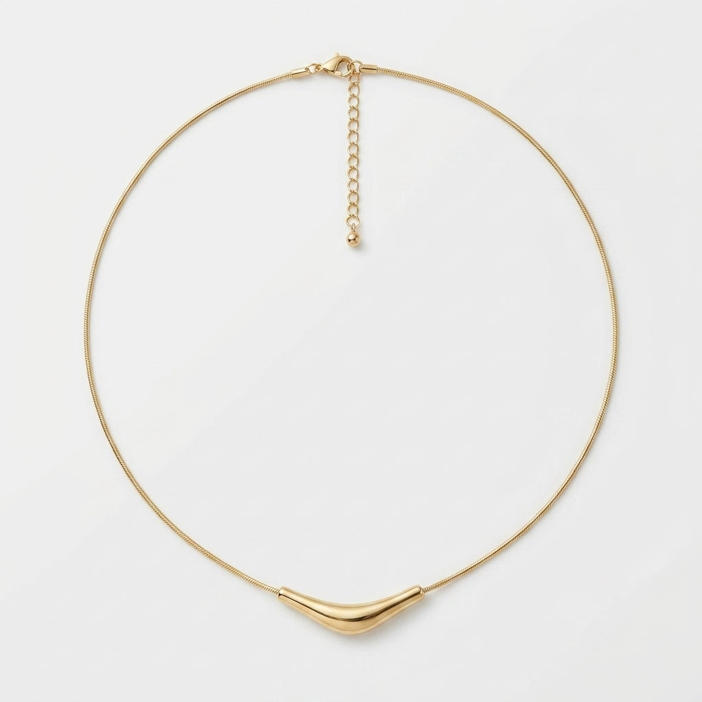 The Sculpted Arc Necklace