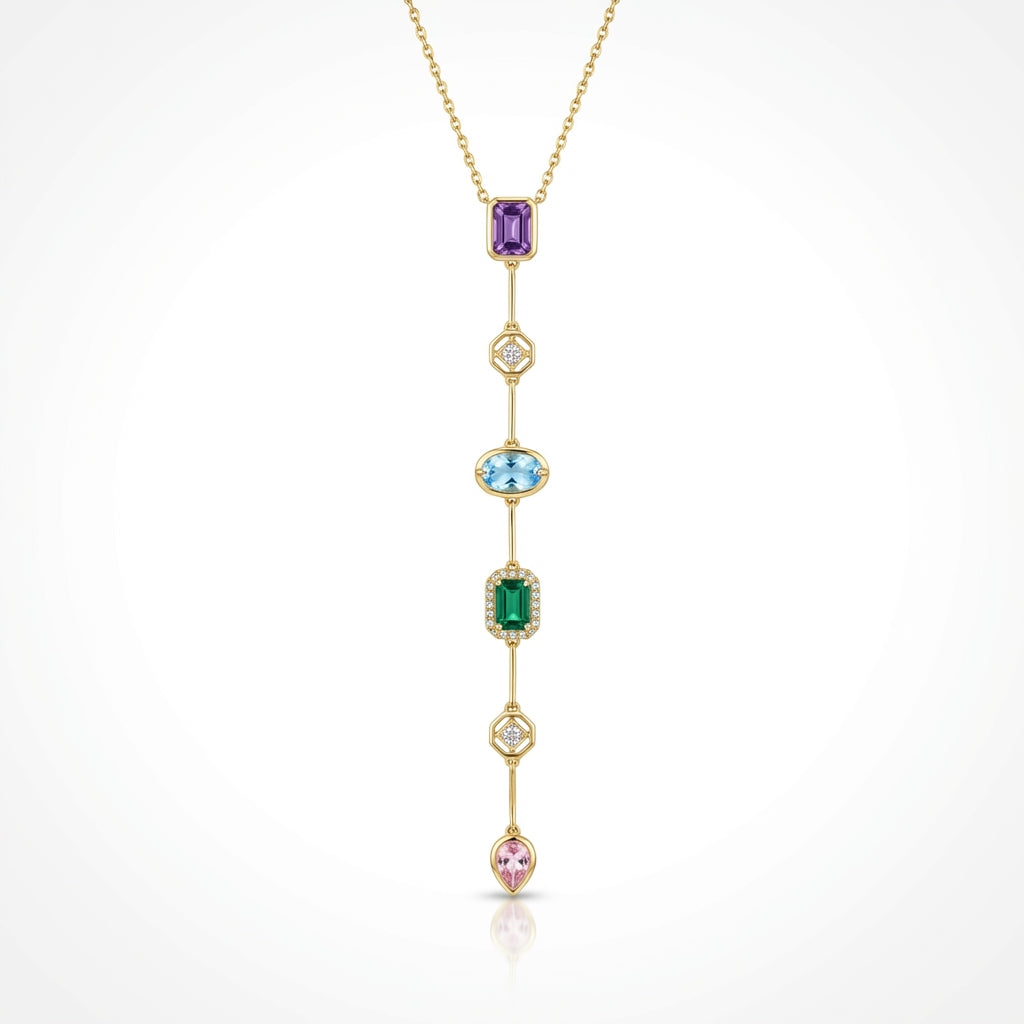 Shimmering Gemstone Linear Duo