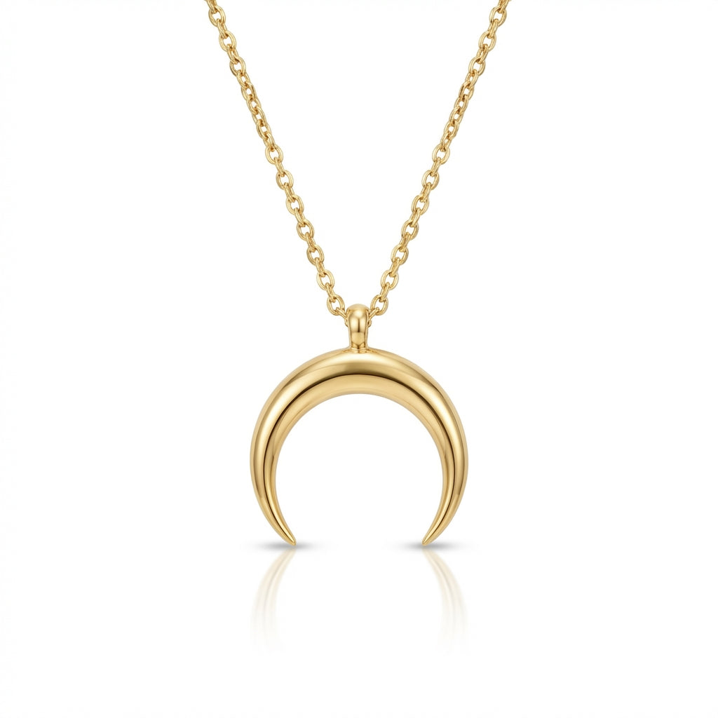Golden Celestial Arc Necklace