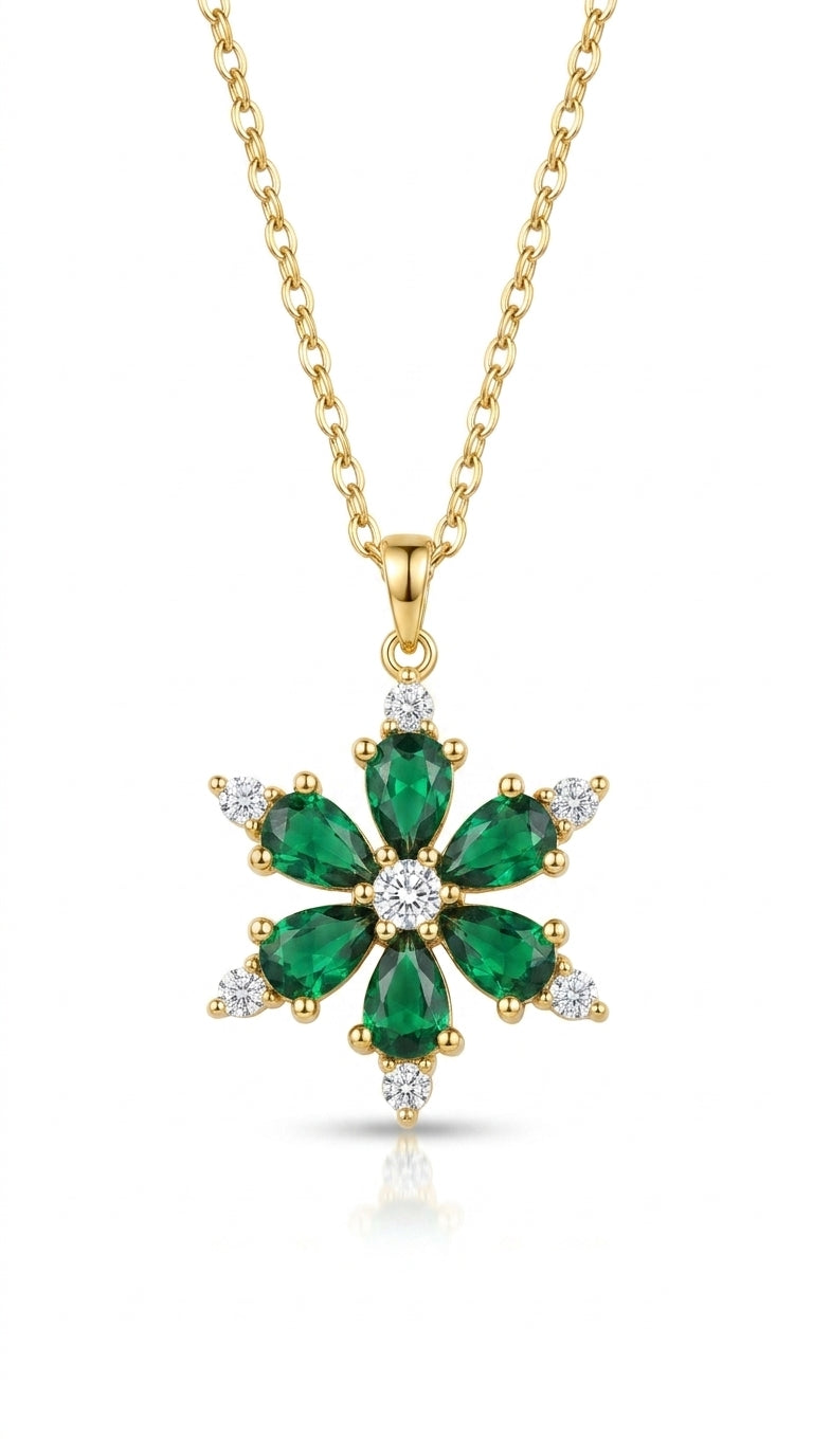 Emerald Bloom Pendant