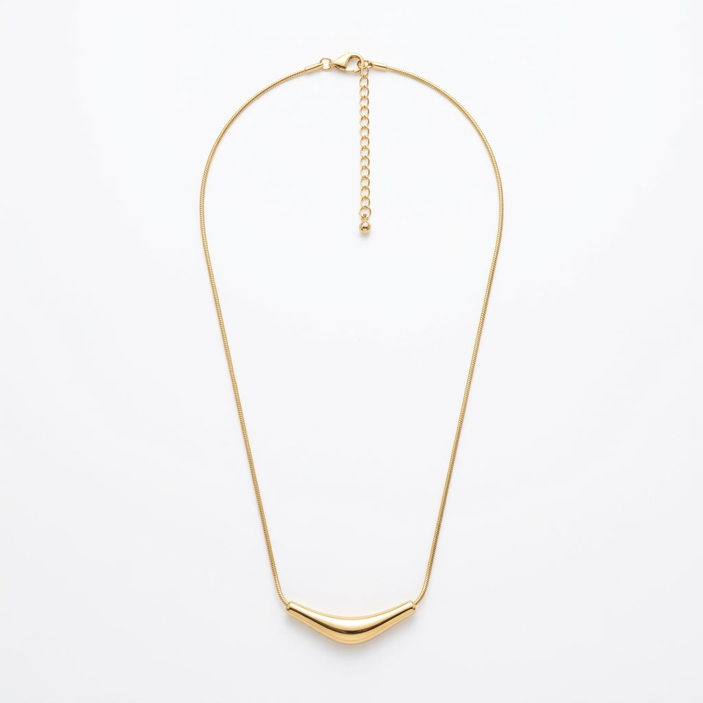 The Sculpted Arc Necklace