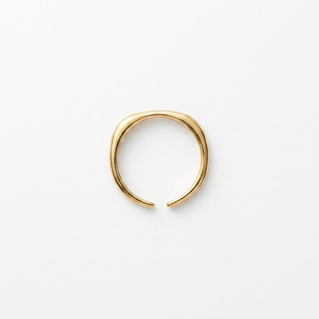 The Minimalist Wave Ring