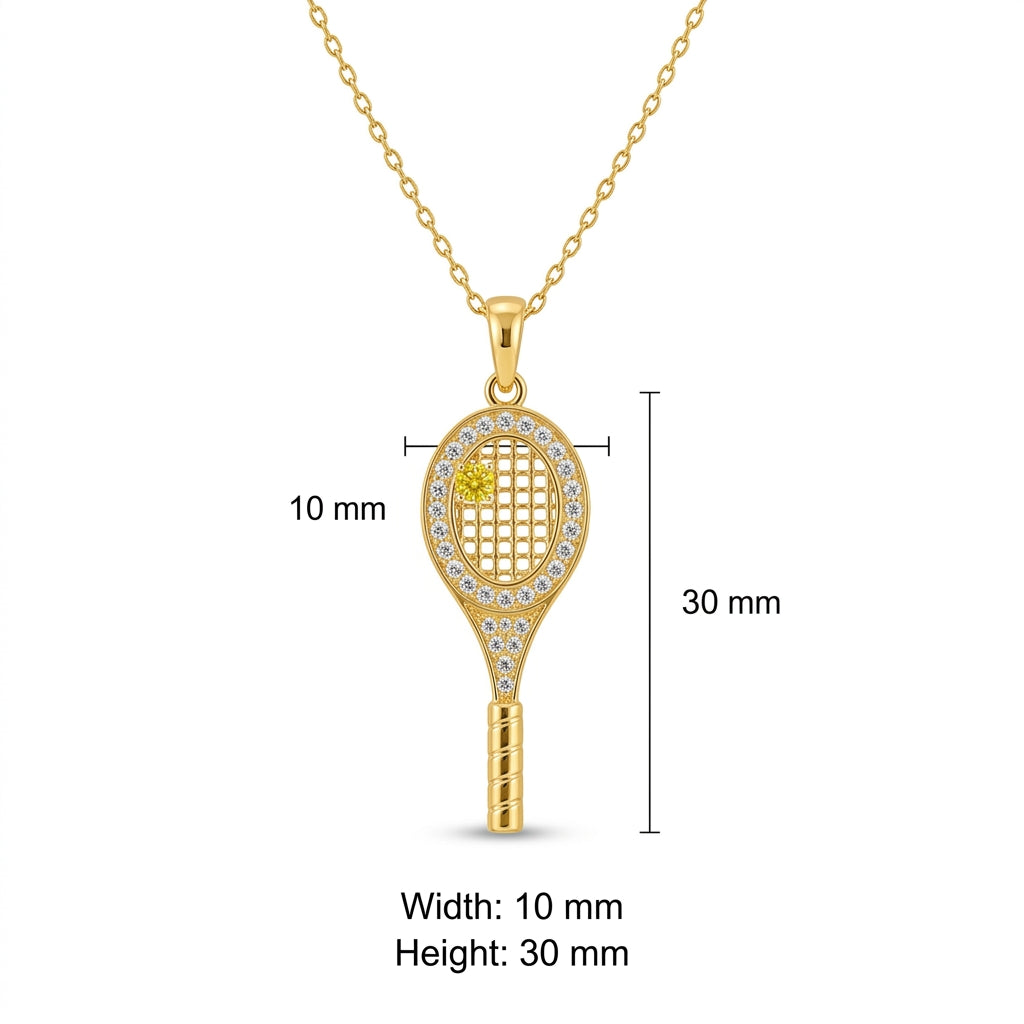 Match Point Pendant Necklace