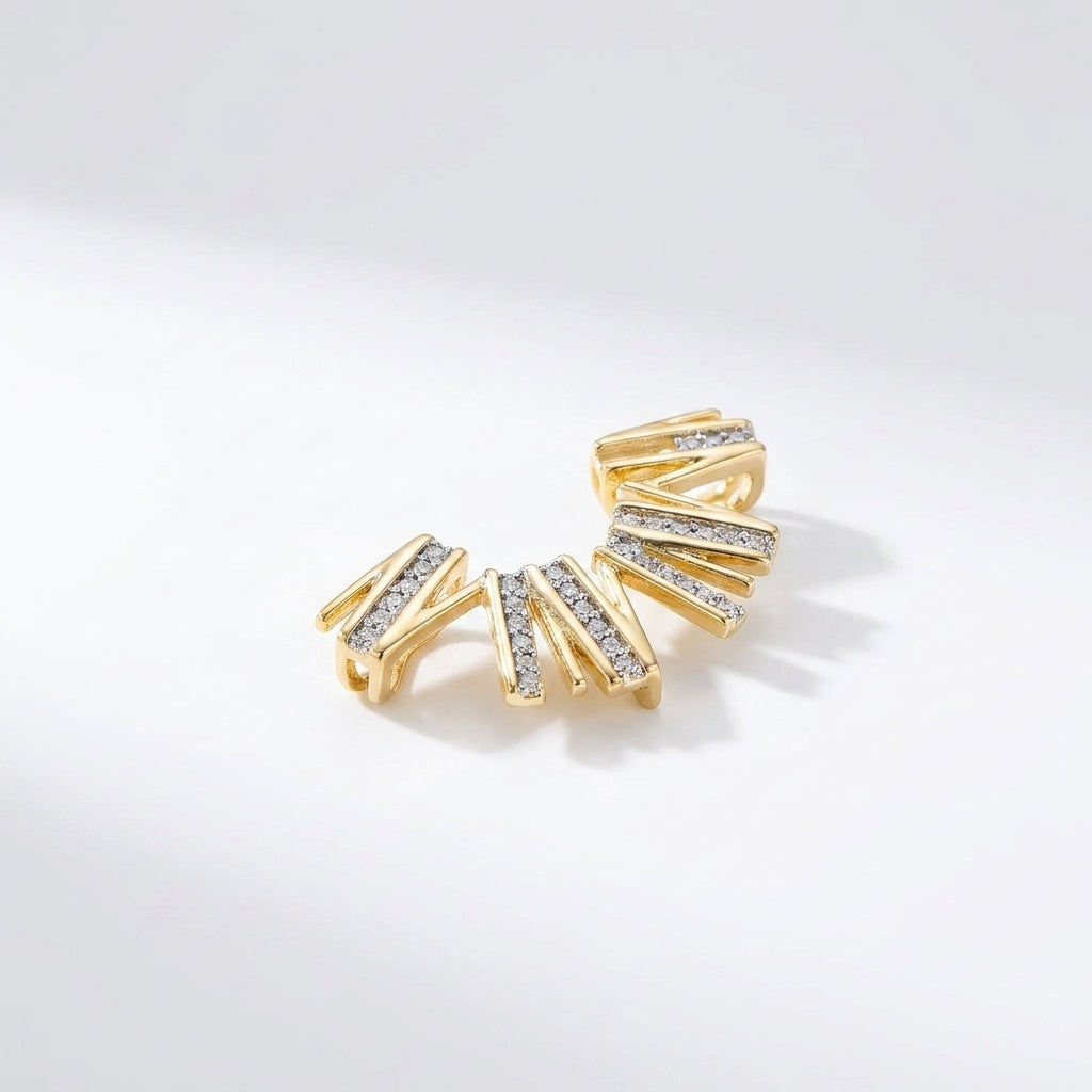 Geometric Chevron Ear Cuff