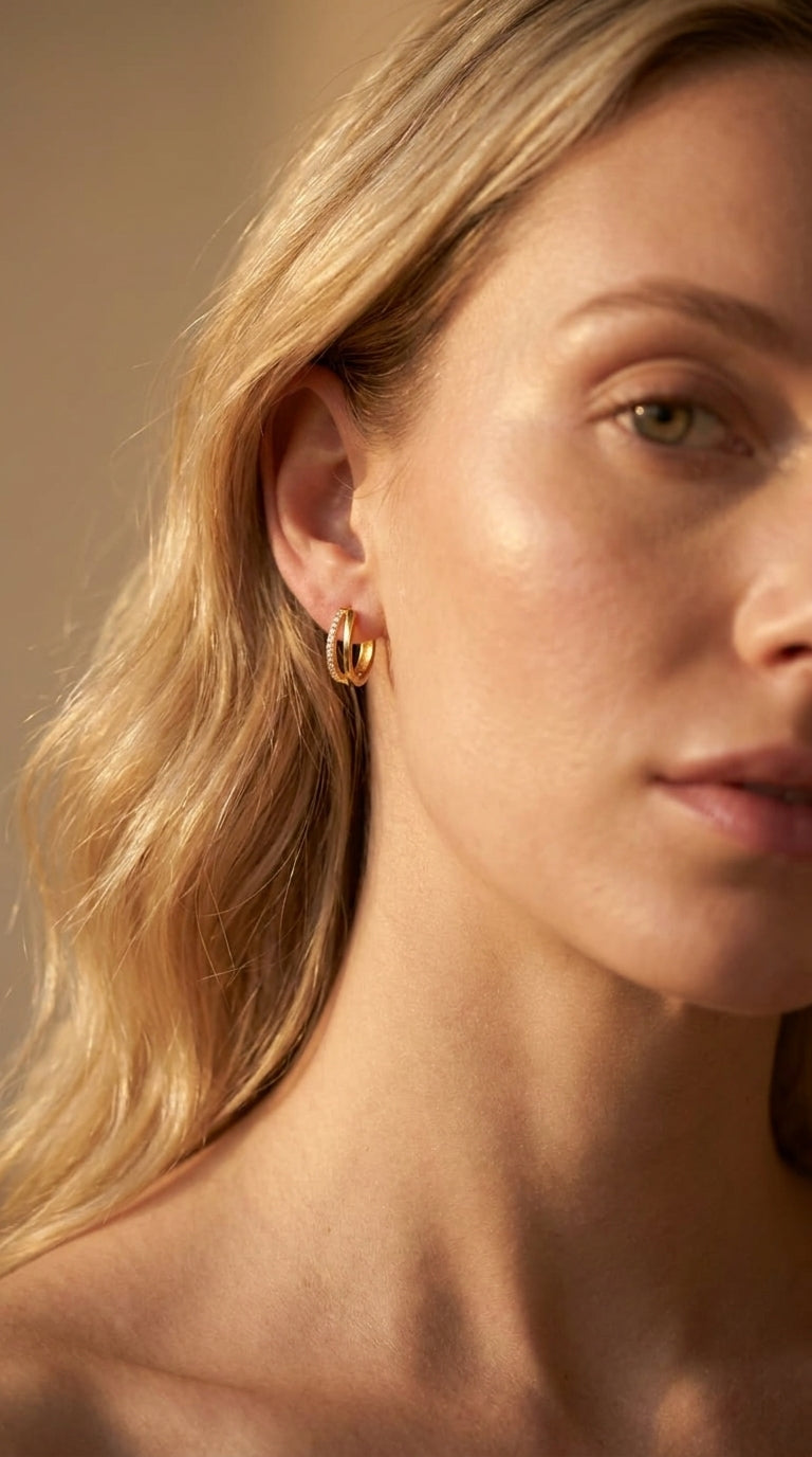 Contemporary Parallel Line Earrings