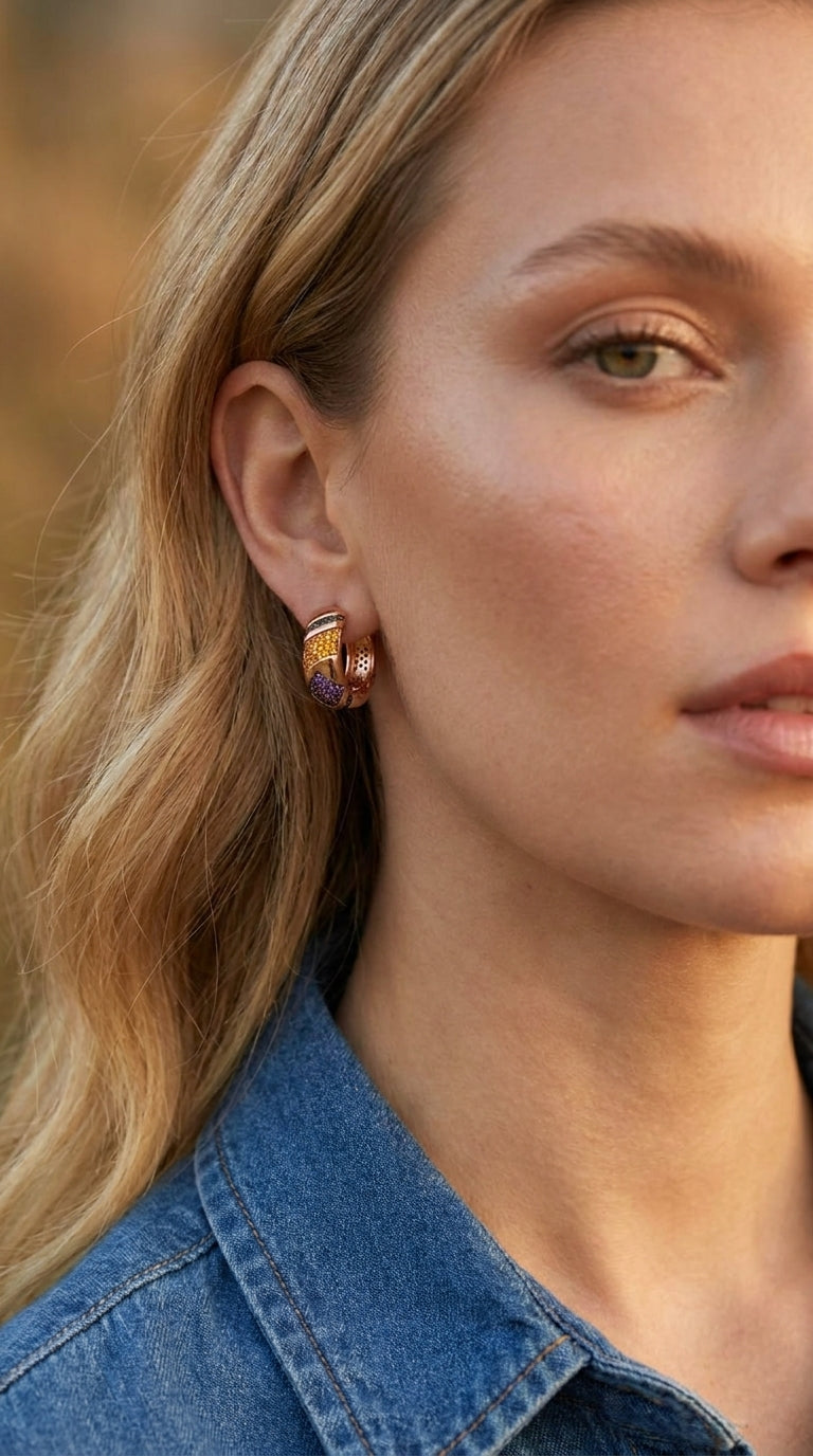 Artistic Fusion Multicolor Earrings