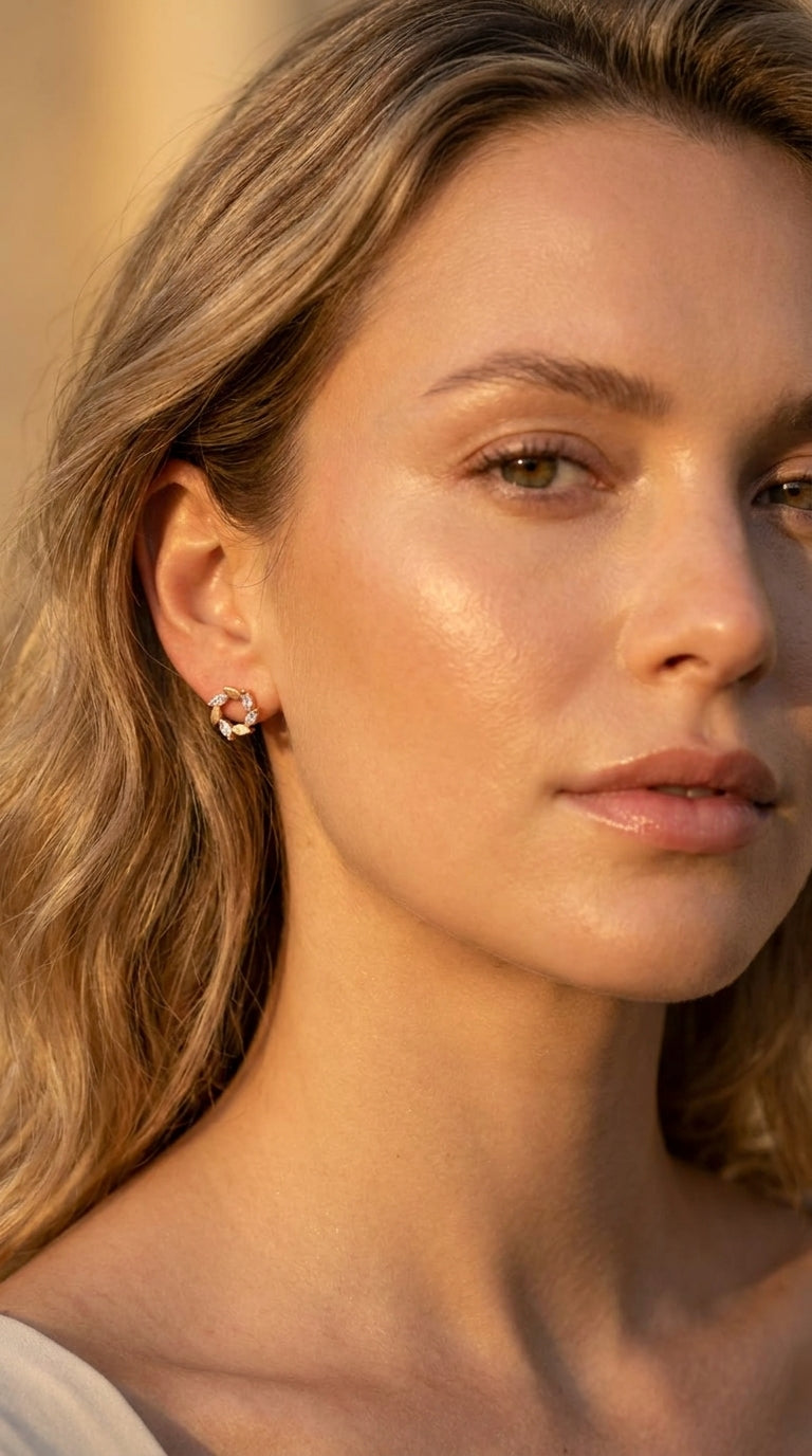 Enchanted Leafy Bloom Earrings