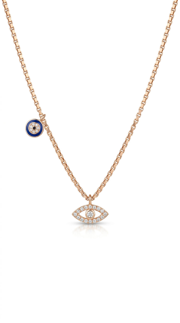 Divine Protection Duo Necklace