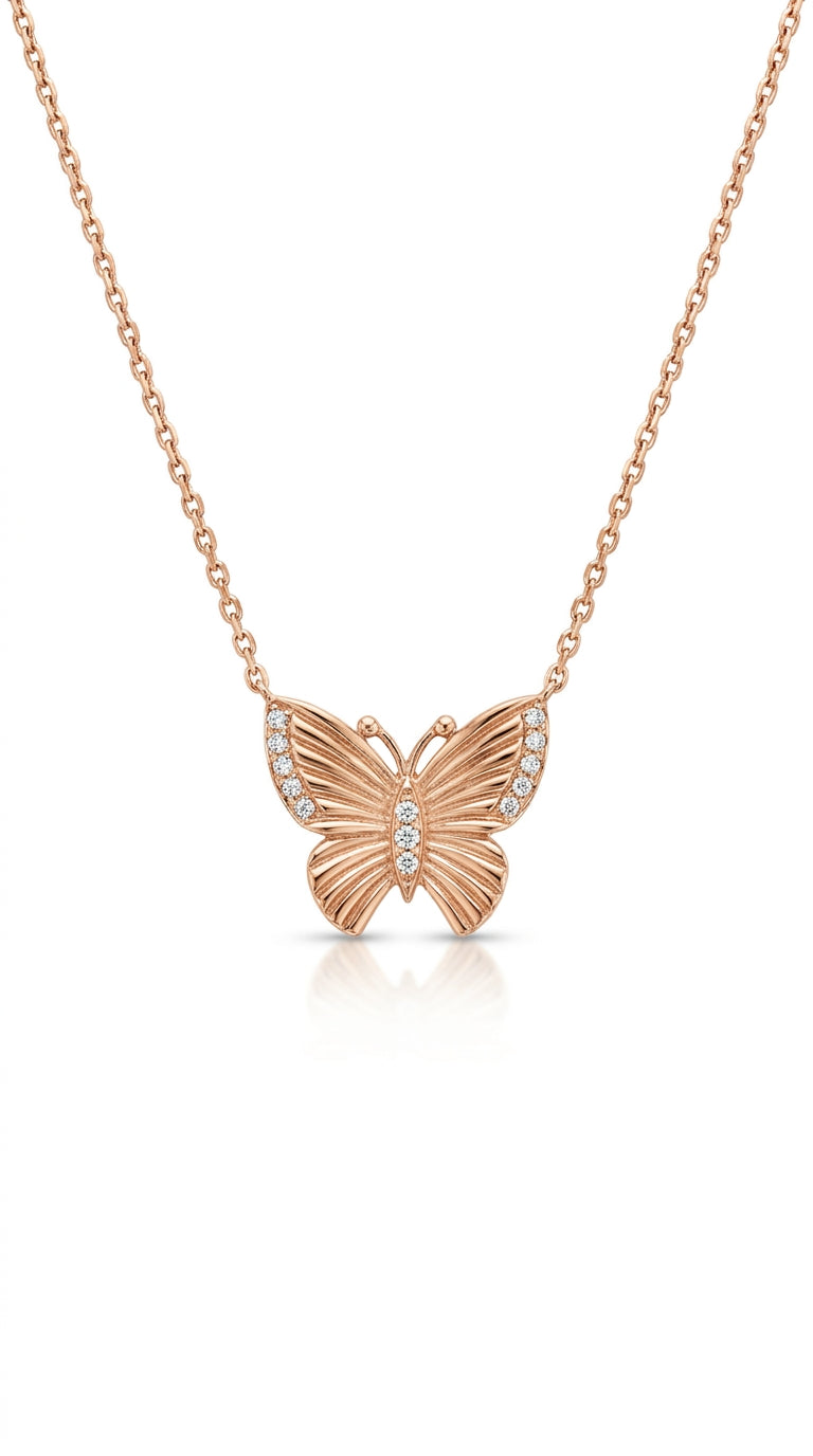 Ethereal Butterfly Wings Necklace