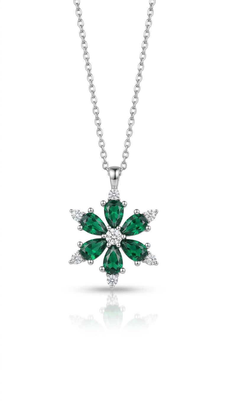 Emerald Bloom Pendant