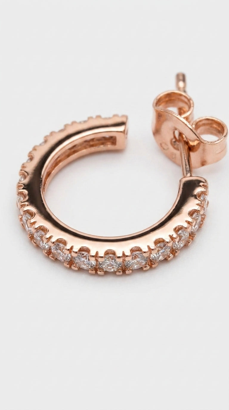 Radiant Full-Circle Pave Hoops