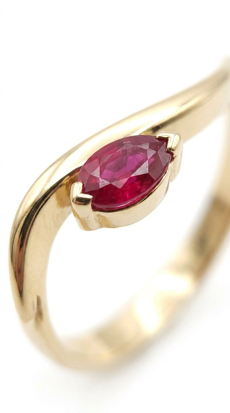 Ruby Aura Marquise Ring