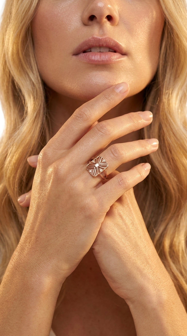 Deco Prism Ring