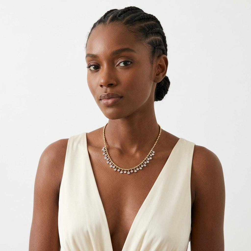 The Fringe Beaded Necklace