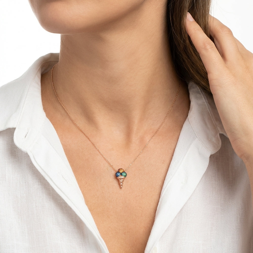 Sorbet Shimmer Gelato Necklace