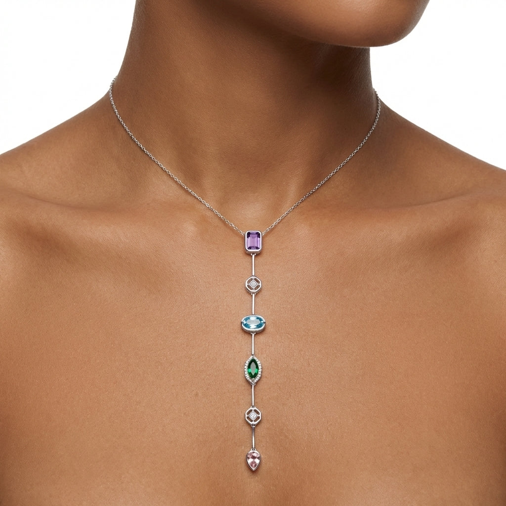 Shimmering Gemstone Linear Duo