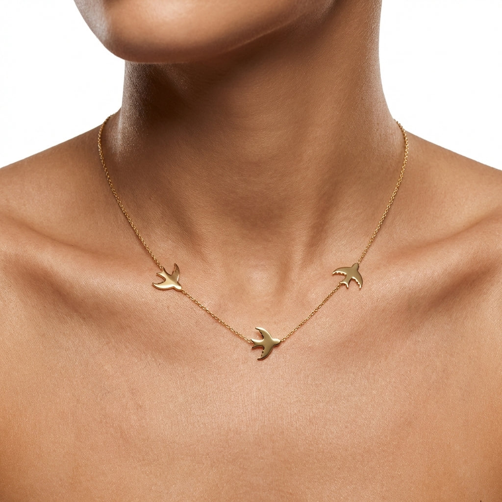 Golden Migration Necklace