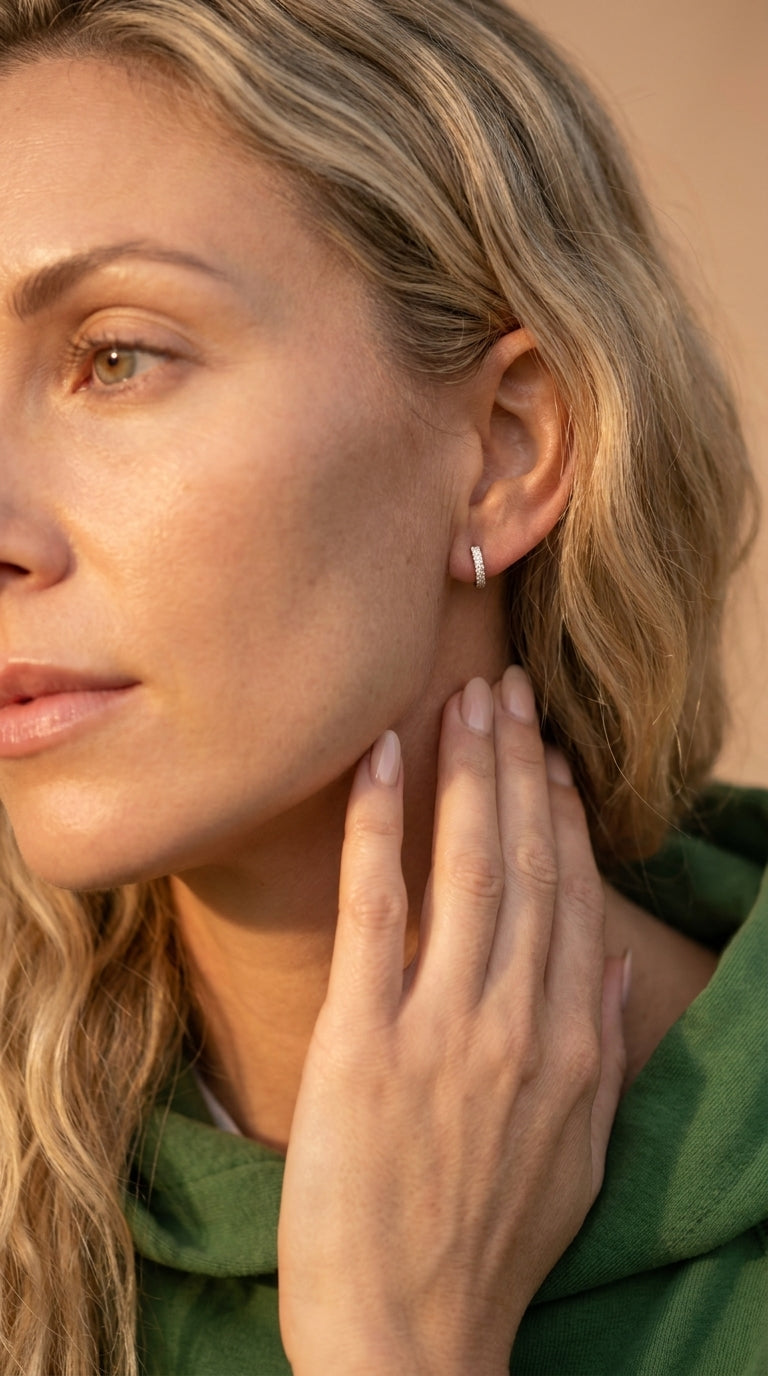 Eternal Sparkle Eternity Hoops
