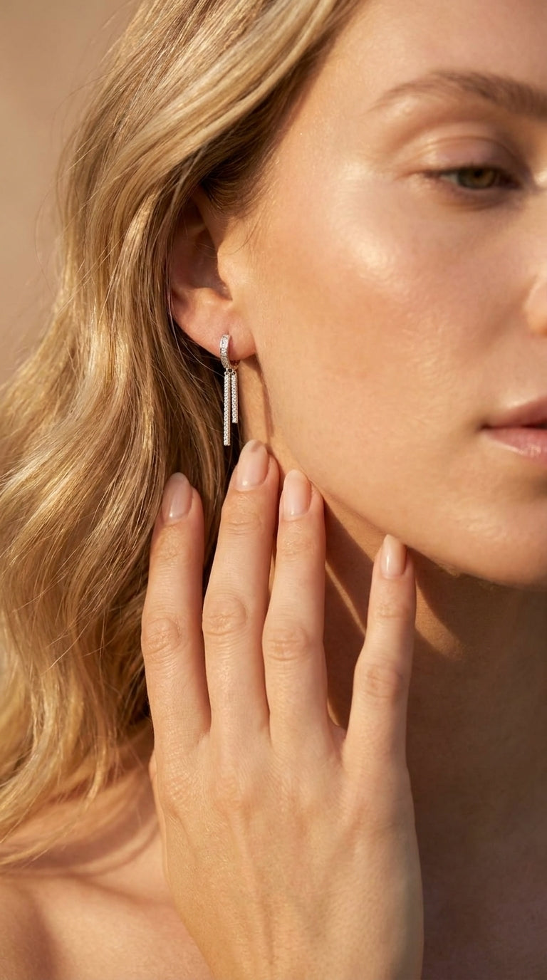 Echoes Linear Earrings
