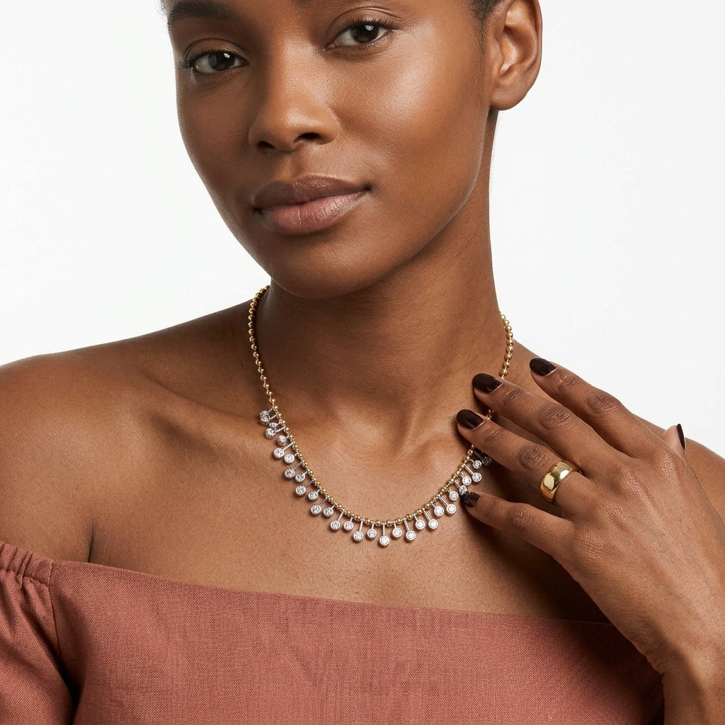 The Fringe Beaded Necklace