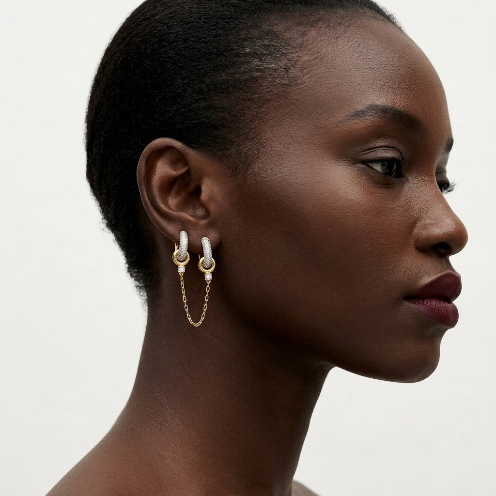 Chain Drape Earrings