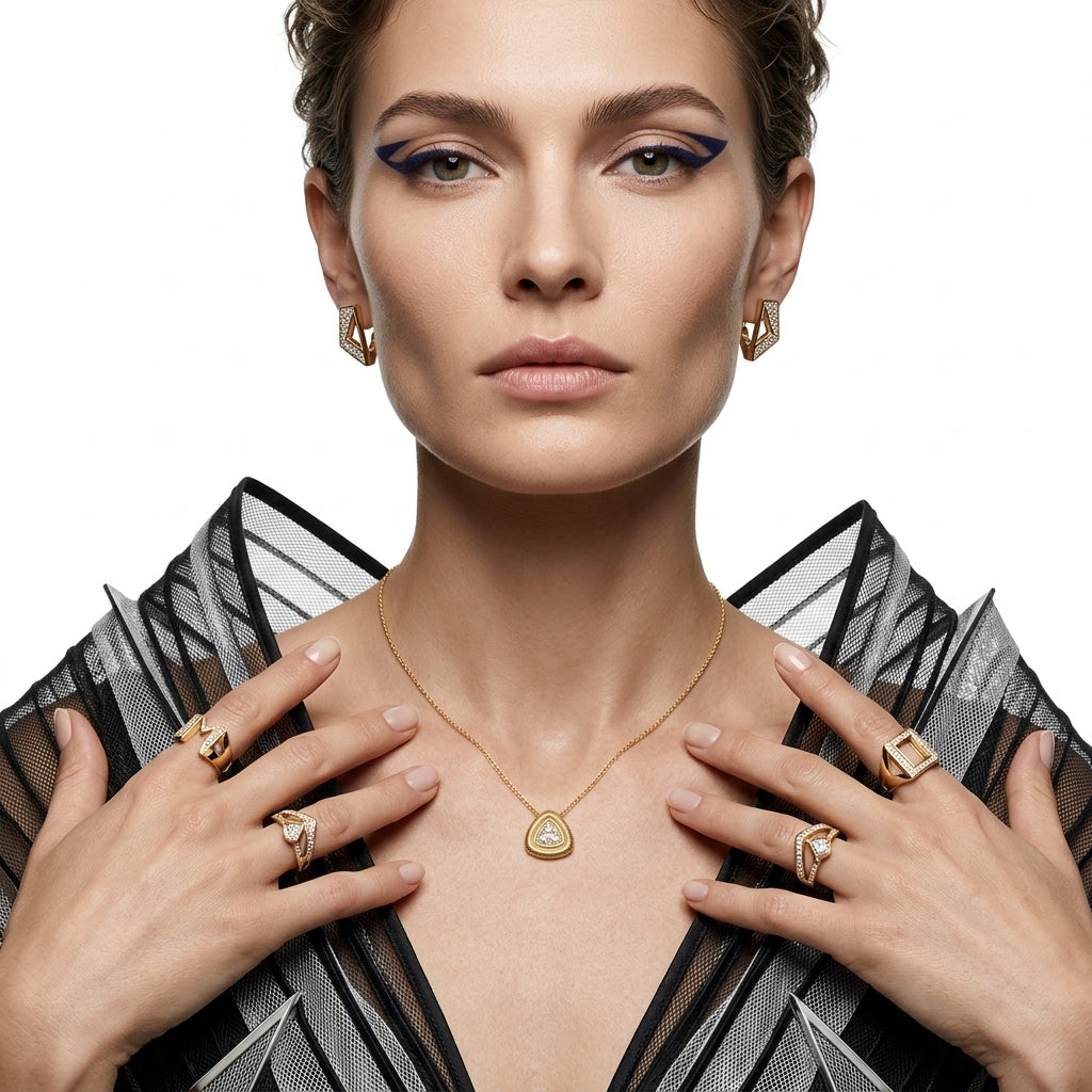 Soleil Pavé Pendant Necklace