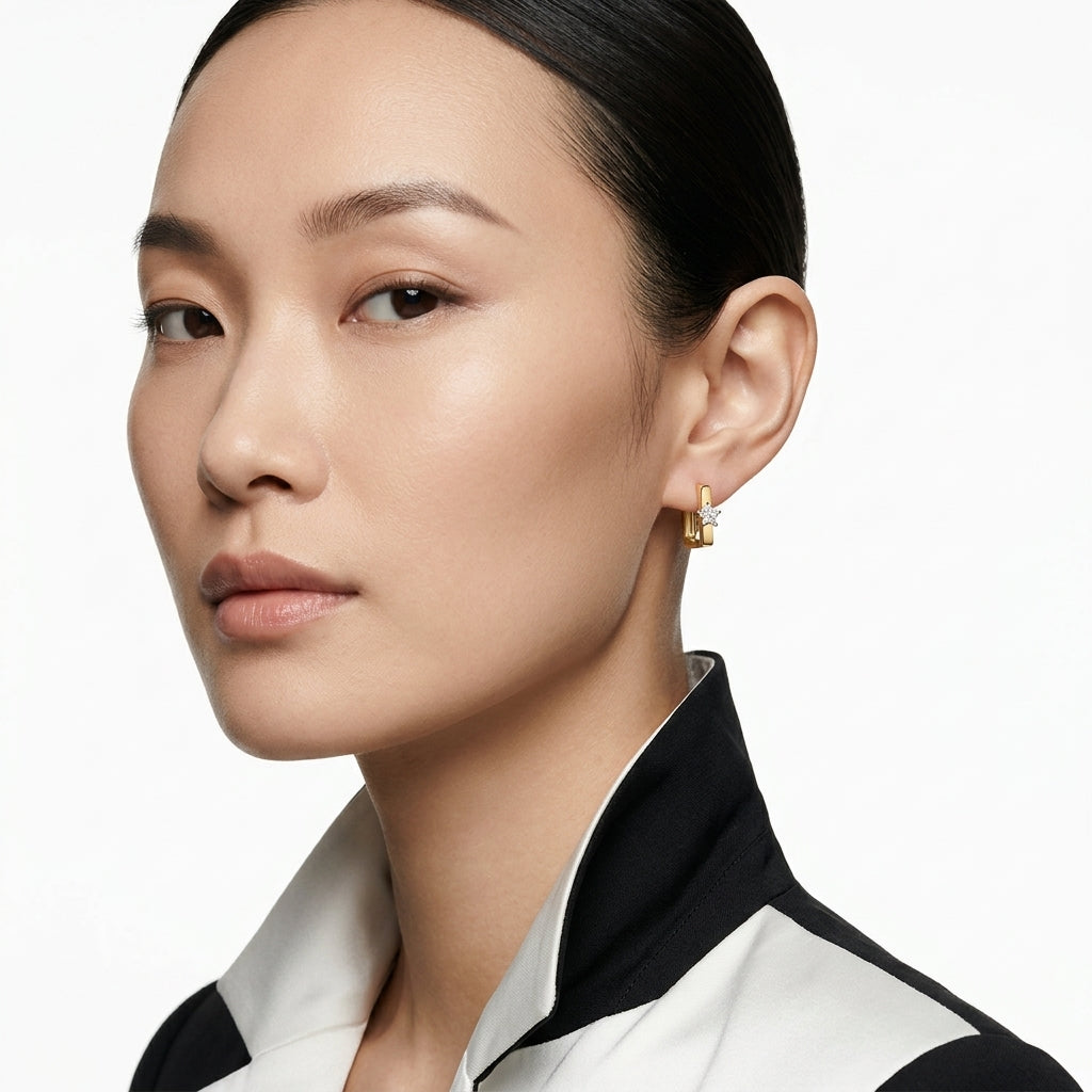 Celestial Double-Sided Hoops