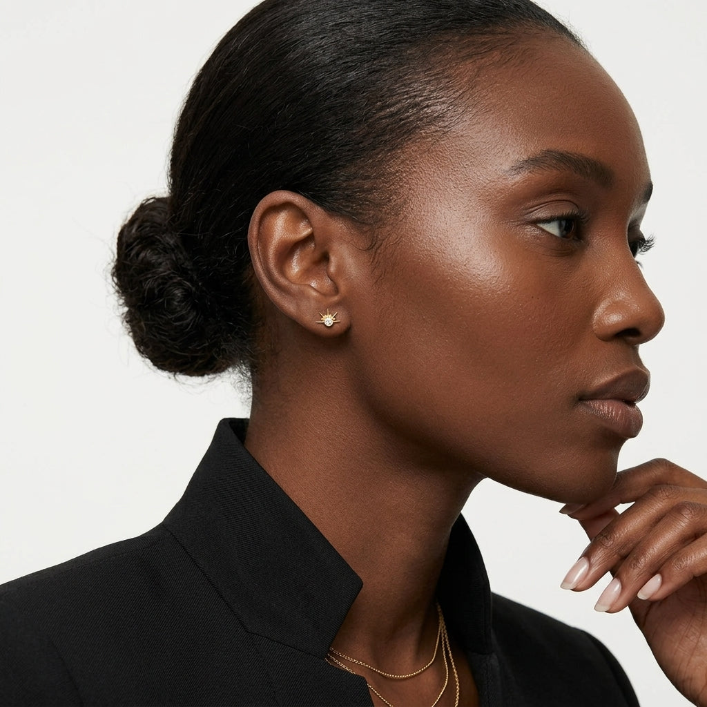 Celeste Double-Sided Crystal Earrings