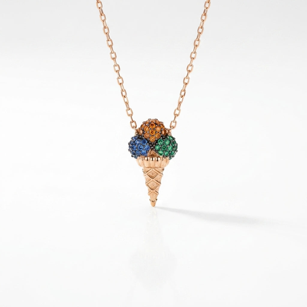Sorbet Shimmer Gelato Necklace