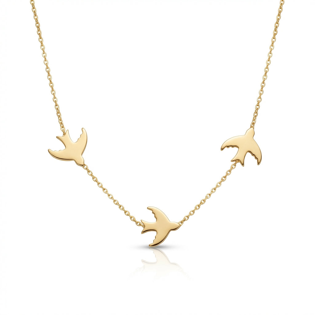 Golden Migration Necklace