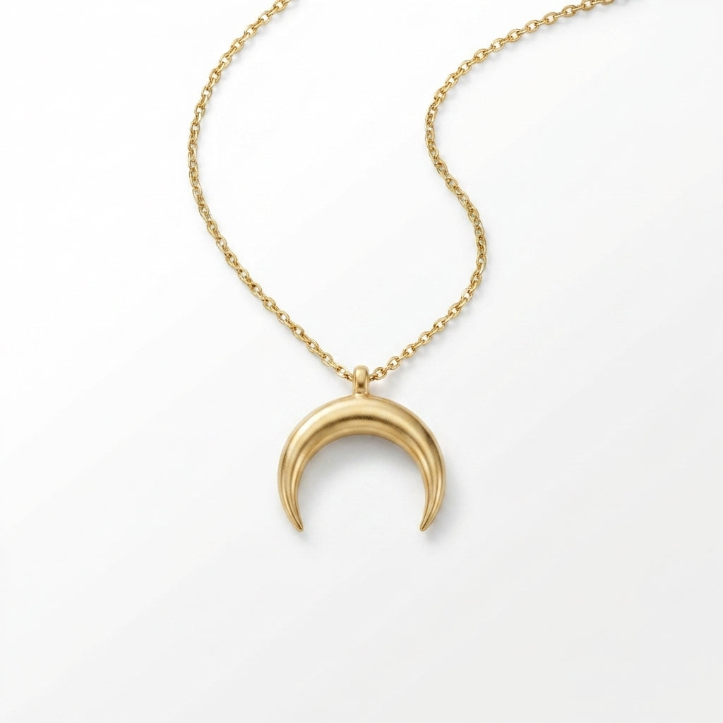 Golden Celestial Arc Necklace