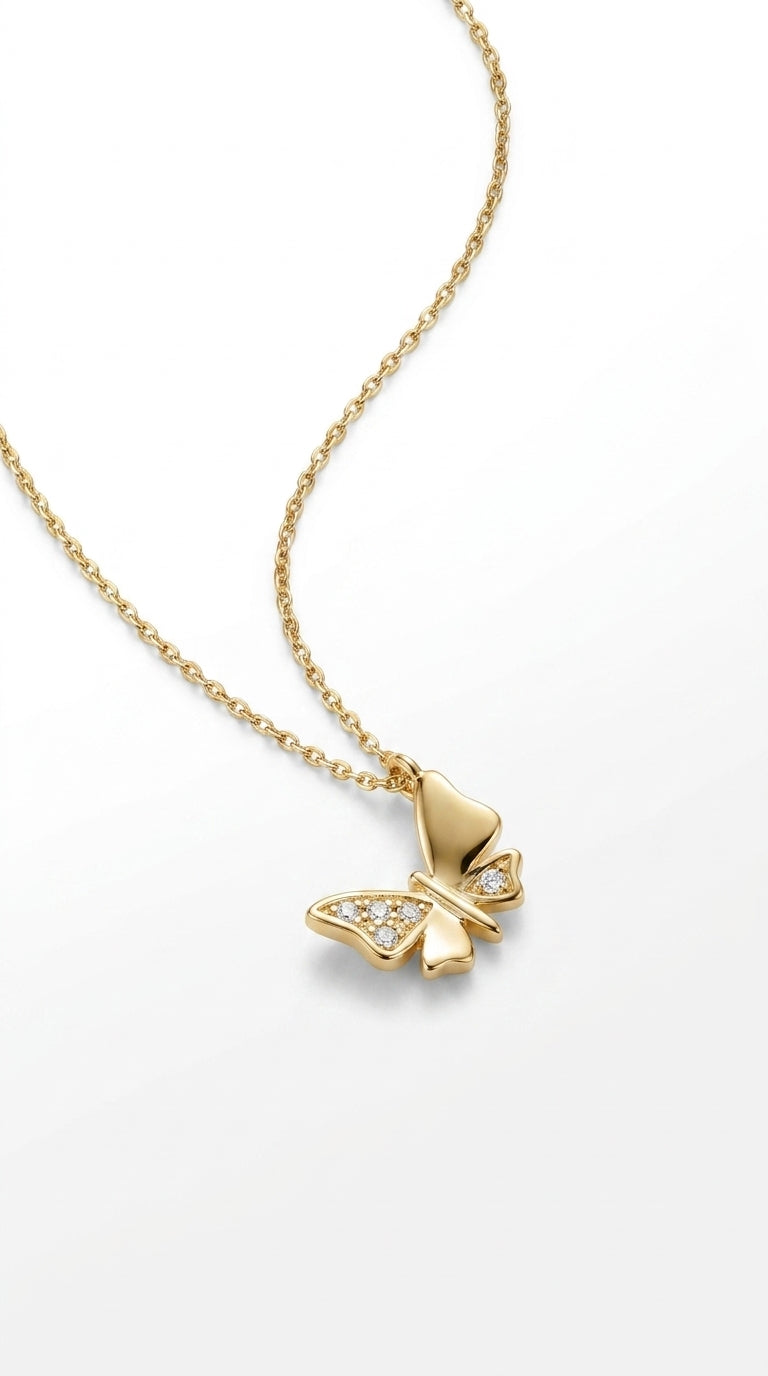 Personalized Mariposa Aura Necklace