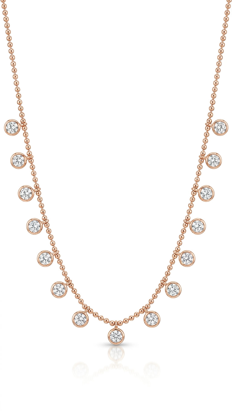 Radiant Prism Drop Aura Necklace