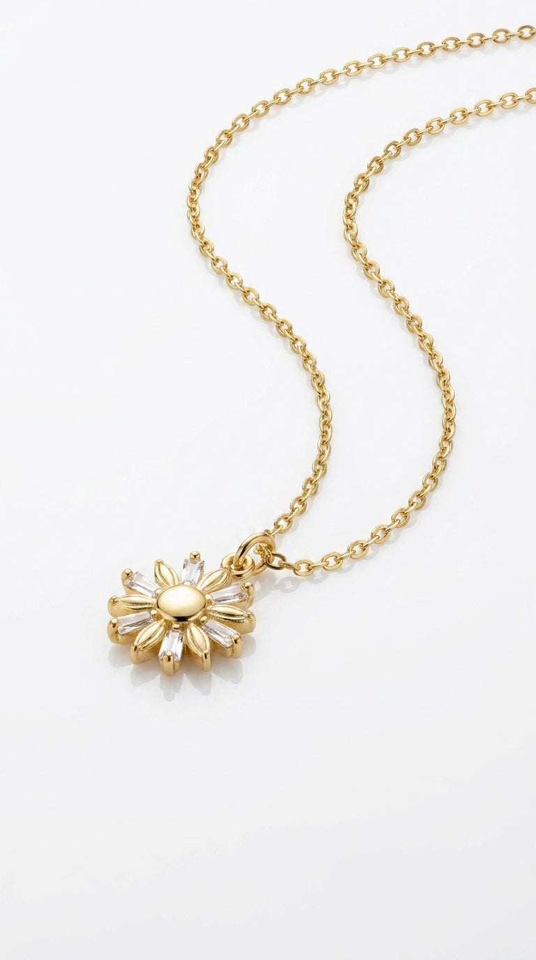 Radiant Daisy Prism Necklace