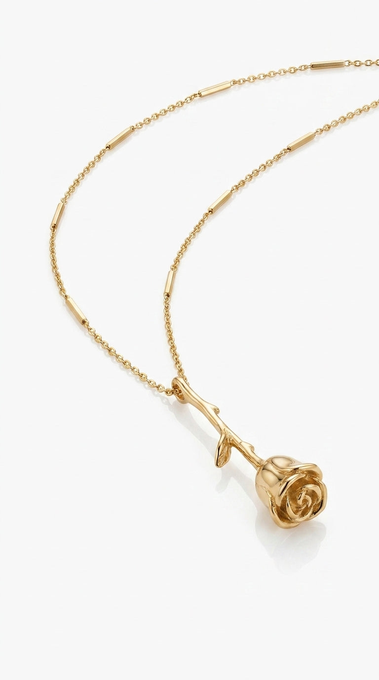 Radiant Rose Aura Necklace