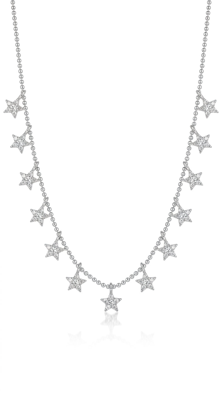 Celestial Star Shower Necklace
