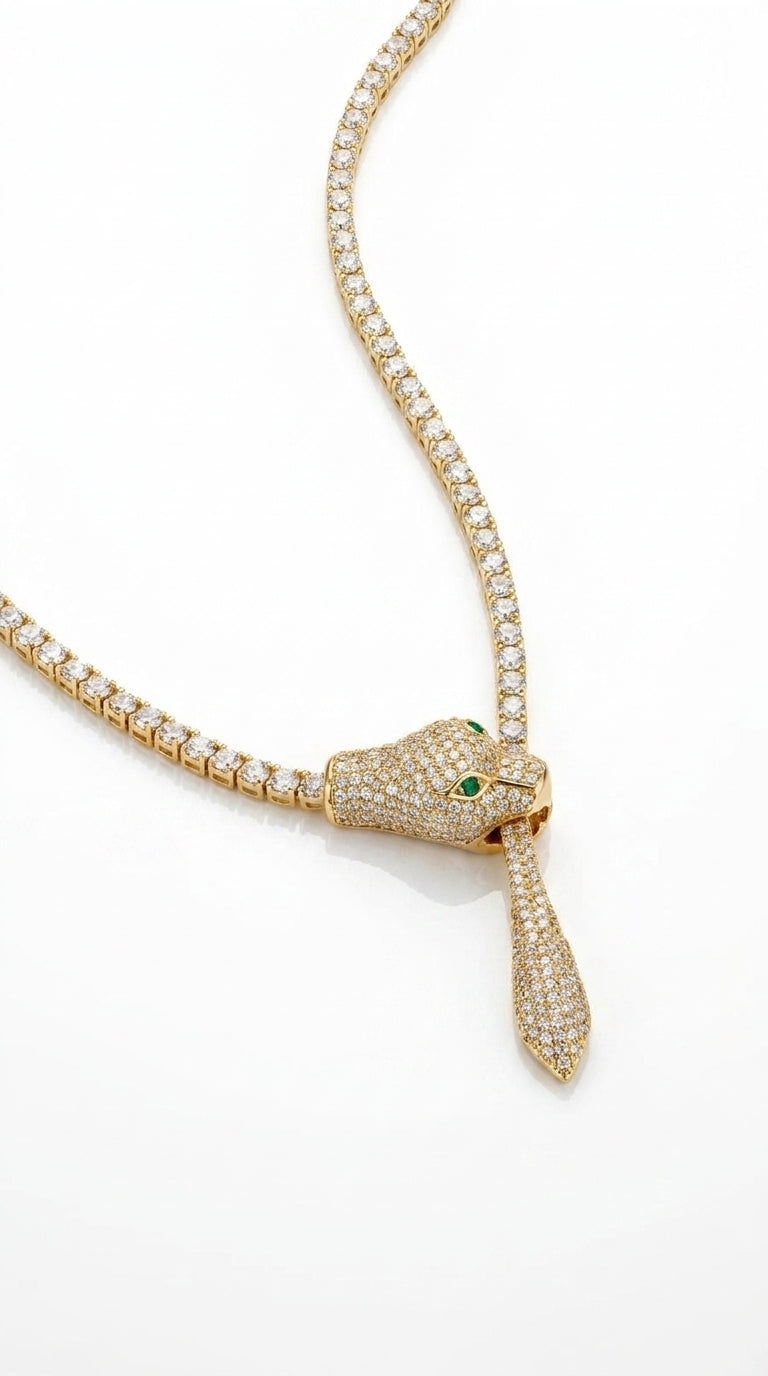 Ouroboros Radiant Tennis Necklace