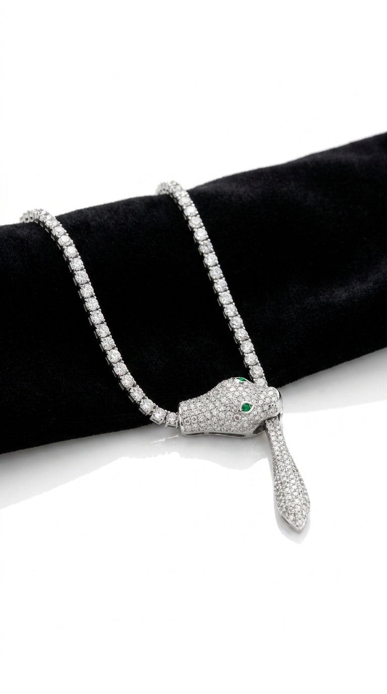 Ouroboros Radiant Tennis Necklace