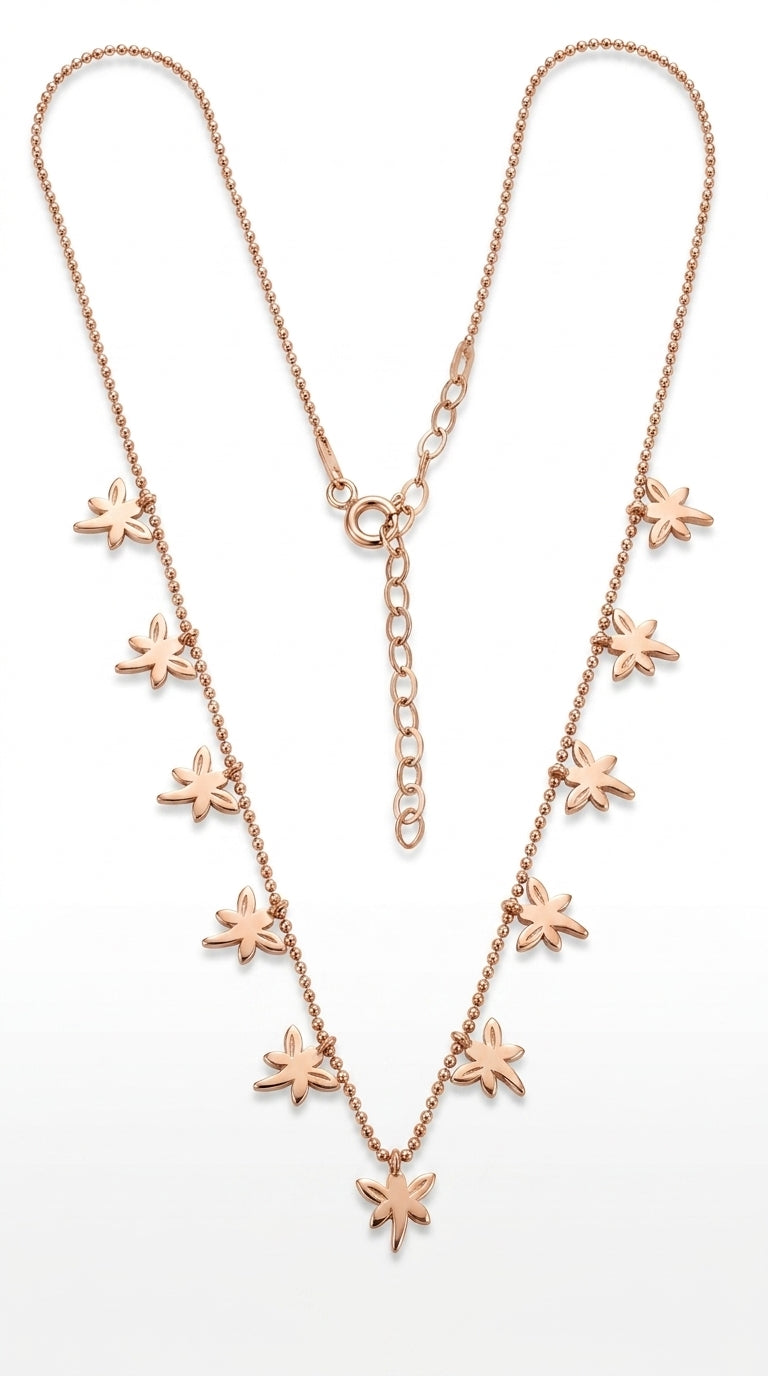 Golden Jasmine Star Necklace