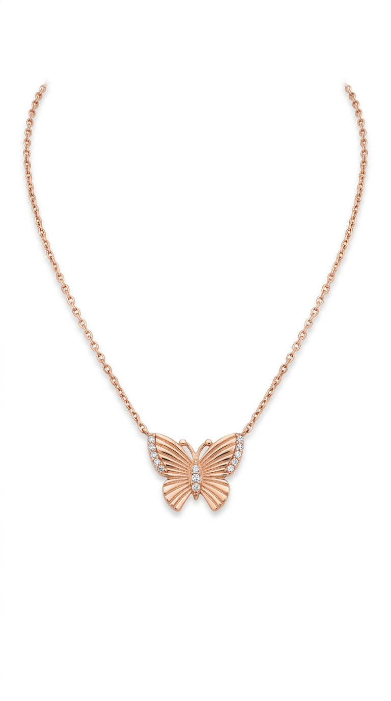 Ethereal Butterfly Wings Necklace
