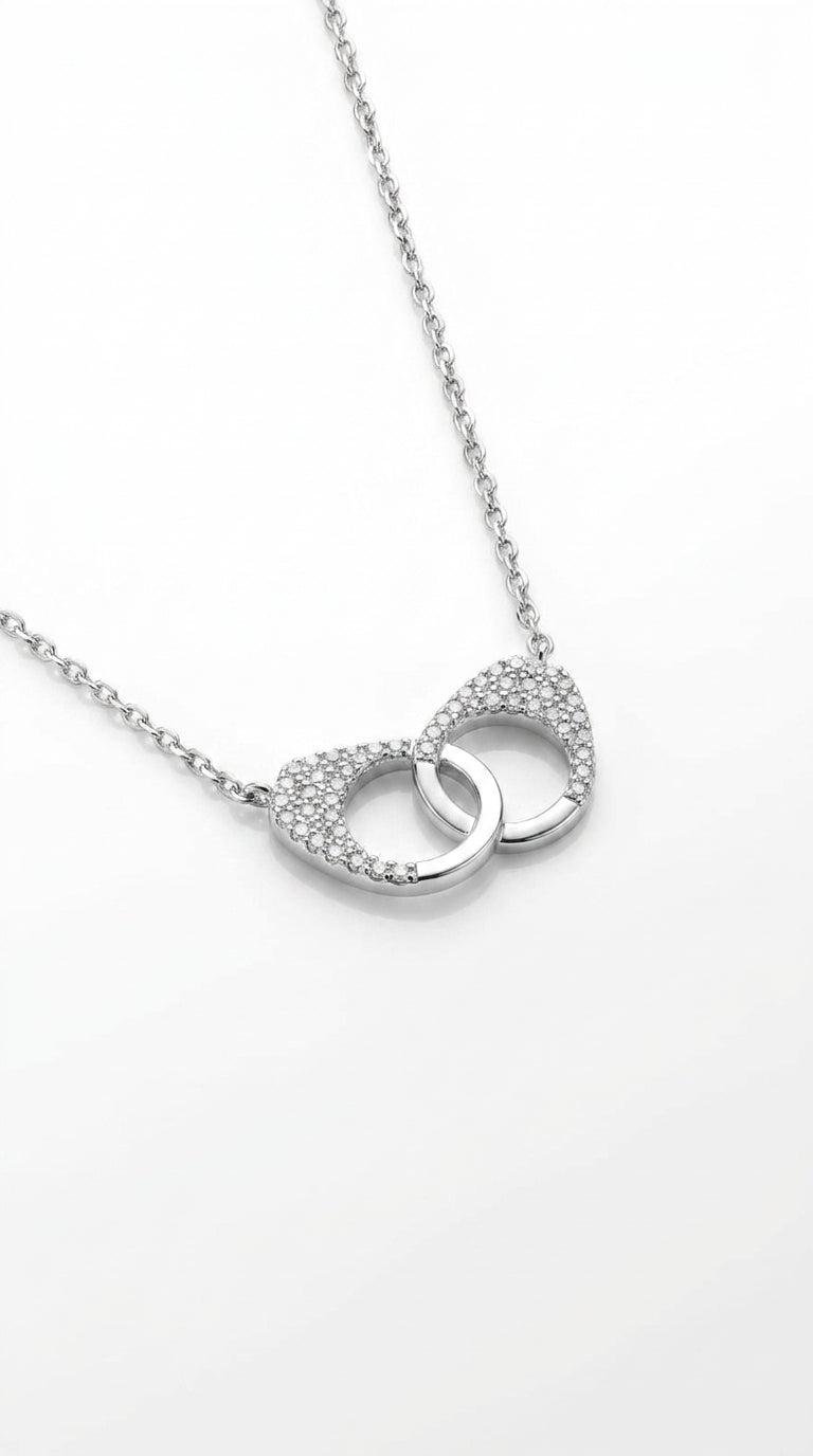 Eternal Interlocking Circle Necklace