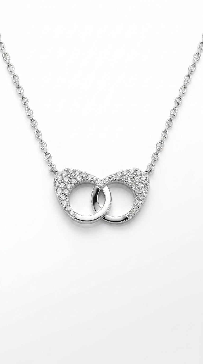 Eternal Interlocking Circle Necklace